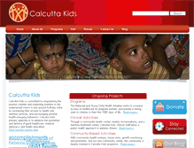 Tablet Screenshot of calcuttakids.org
